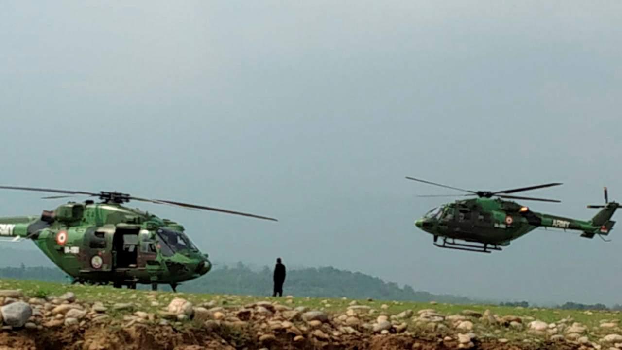 Pilot, co-pilot of crashed helicopter in Jammu and Kashmir still missing